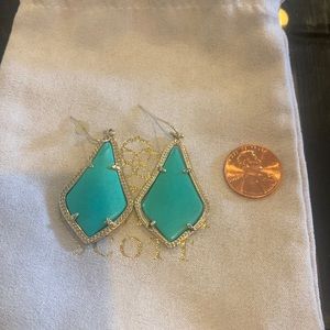Teal Alex Kendra Scott earrings